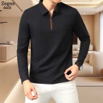 2025年9月23日入荷新作ZEGNA 長袖ポロ 秋物 冬物高品質人気商品/LM工場