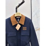 2025年9月27日入荷秋冬新作 miumiuジャケットファッション/誕生日プレゼント/贈り物 can工場