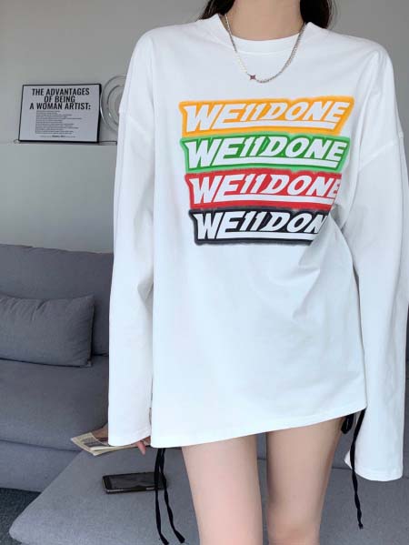 2025年10月14日入荷秋冬新作WE11DONE 長袖 スウェット ファッション/誕生日プレゼント/贈り物 can工場