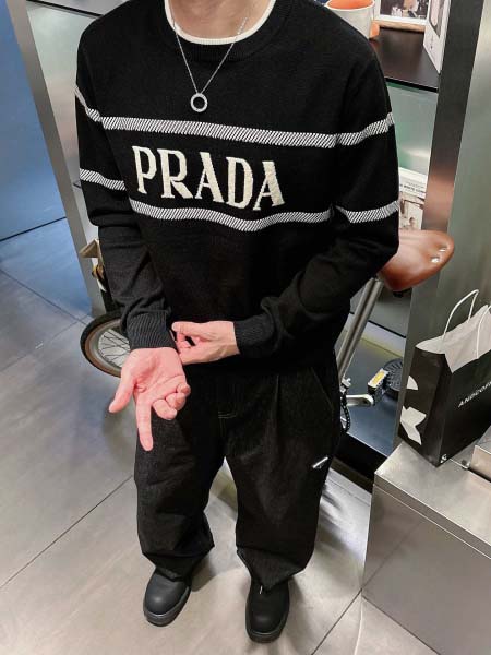 2025年10月15日入荷新作Pradaウール混紡 ニット/セーター  秋冬高品質超厳選★入手困難/LD工場