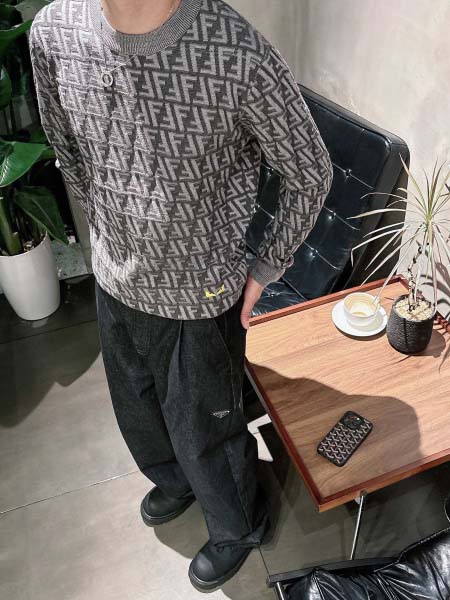 2025年10月15日入荷新作Fendiウール混紡 ニット/セーター  秋冬高品質超厳選★入手困難/LD工場