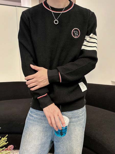 2025年10月15日入荷新作Thom Browne  ウール混紡 ニット/セーター  秋冬高品質超厳選★入手困難/LD工場