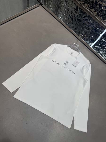 2025年10月26日入荷秋冬新作Brunello Cucinelli長袖 Tシャツ高級品/MP工場