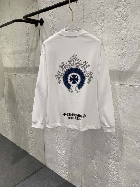 2025年10月30日秋冬新作Chrome heartstシャツ高品質人気商品/LDF工場