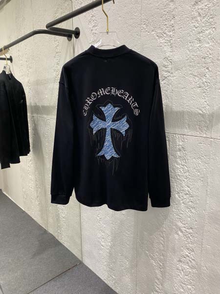 2025年10月30日秋冬新作Chrome heartstシャツ高品質人気商品/LDF工場