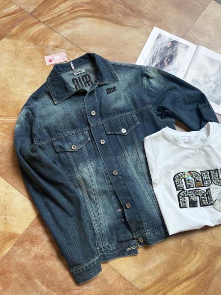 2025年10月1日入荷秋冬新作miu miu ジャケットフ...