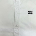 2025年10月12日秋冬入荷新作MIUMIU長袖シャツ高品質 人気商品/HL工場
