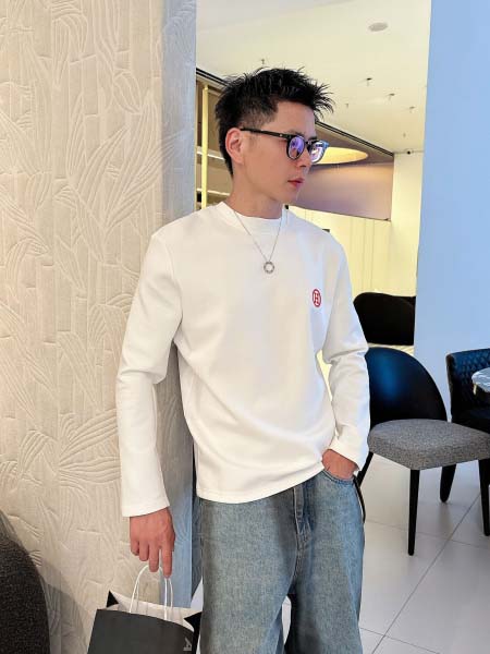 2025年10月14日入荷新作Hermes長袖Tシャツ 高品...