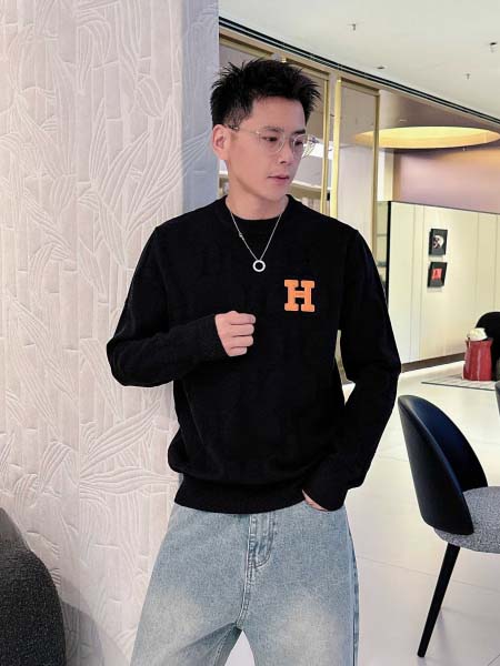 2025年10月15日入荷新作HERMESウール混紡 ニット...