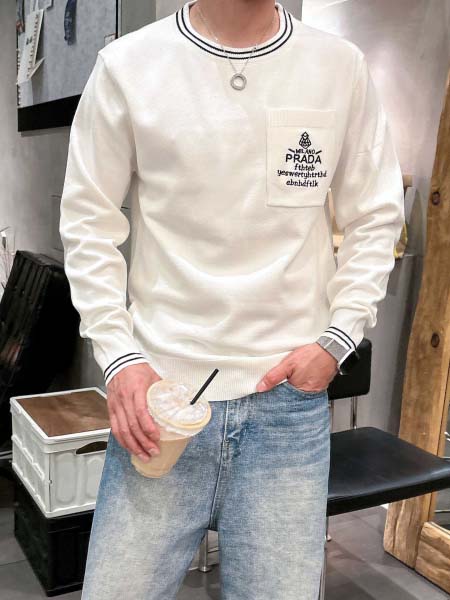 2025年10月15日入荷新作Pradaウール混紡 ニット/...
