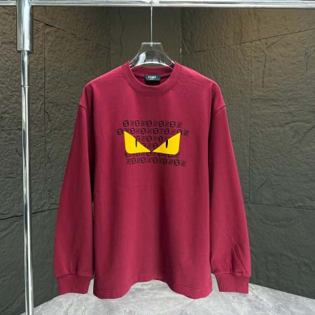 2025年10月20日秋冬入荷新作Fendi長袖Tシャツ高品...