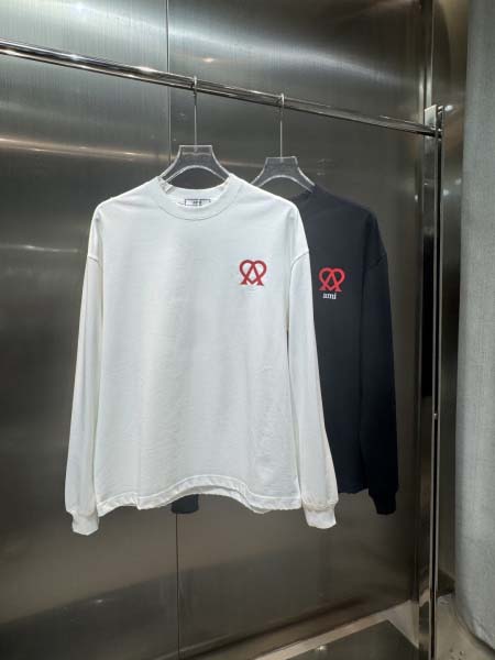 2025年10月26日入荷秋冬新作AMI長袖 Tシャツ高級品...