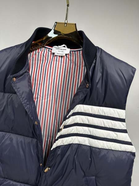 2025年11月14日秋冬新作Thom browneダウンベスト高品質人気商品/QIU工場