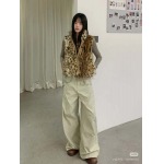 2025年11月18日入荷秋冬新作豹柄の毛並みの詰襟のベスト ファッション/誕生日プレゼント/贈り物 can工場