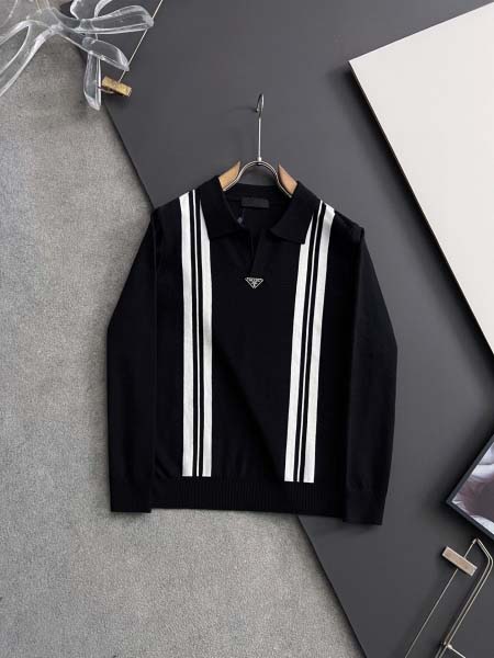 2025年11月25日入荷秋冬新作Pradatシャツ高級なプ...