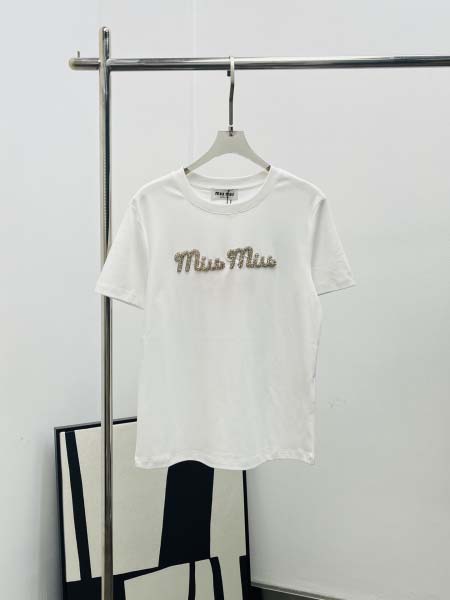 2025年12月1日秋冬新作Miu miu半袖 tシャツ高品質人気商品/LDF工場