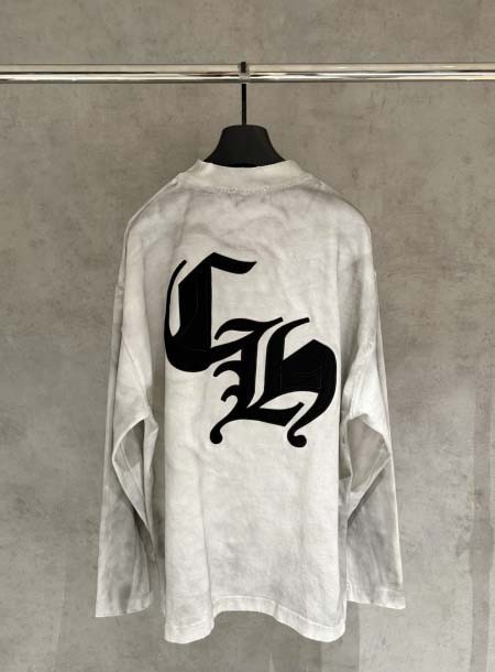 2025年12月4日秋冬新作Chrome heartstシャツ高品質人気商品/LDF工場