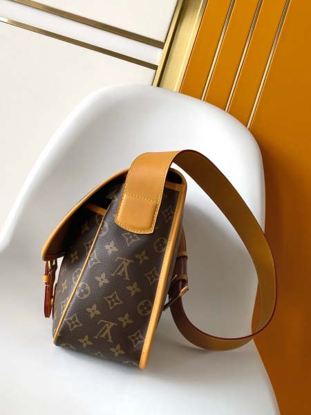 2025年12月9日入荷Louis Vuitton バッグM14723 Satchel1990GibeciereMonogram35.5 × 24 × 12 cm  高品質新作/誕生日プレゼント/ZC工場