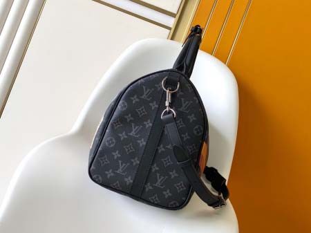 2025年12月9日入荷Louis Vuitton バッグ45CM 1930 Keepall Keepall Bandoulière 45 Monogram Eclipse Mon Monogram 高品質新作/誕生日プレゼント/ZC工場