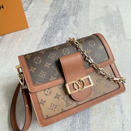2025年12月9日入荷Louis Vuitton バッグM45958 M44391 Dauphine 2019 Nicolas Ghesquière Monogram Monogram Reverse 25.0 高品質新作/誕生日プレゼン