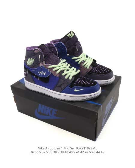 2025年12月新品（NIKE）AIR JORDAN 1 MID人気 スニーカー男女兼用/誕生日プレゼント/XH工場