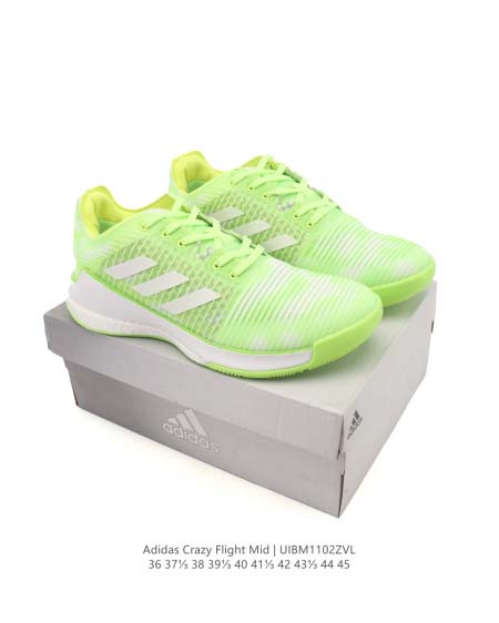 2025年12月新品Adidas Crazyflight Mid人気 スニーカー男女兼用/誕生日プレゼント/XH工場