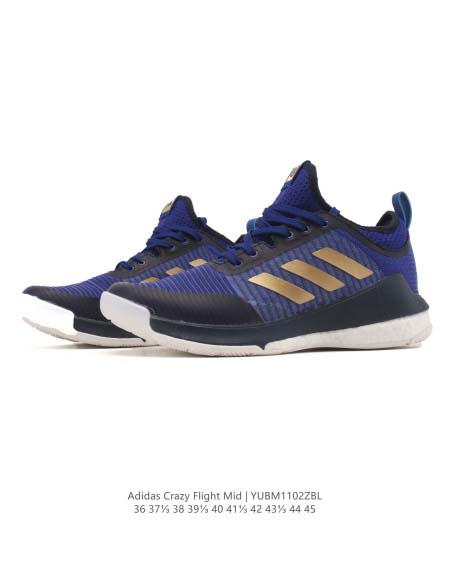 2025年12月新品Adidas Crazyflight Mid人気 スニーカー男女兼用/誕生日プレゼント/XH工場