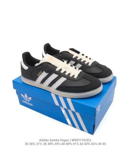 2025年12月新品Adidas SAMBAVEGAN人気 スニーカー男女兼用/誕生日プレゼント/XH工場