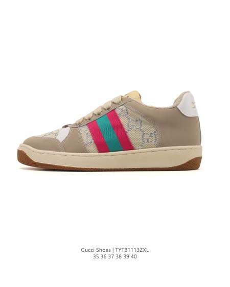 2025年12月25日入荷新品（GUCCI） Screener人気 スニーカー男女兼用/誕生日プレゼント/XH工場