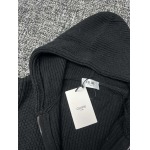 2025年12月3日秋冬新作CELINEニットフード付きジッパー付きコート高品質人気商品/LDF工場