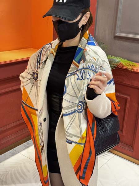 2025年12月10日入荷新品HERMESマフラーギフト/誕...