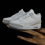 2025年12月25日入荷新品Jordan Air Jordan 3 retro pure white OG人気 スニーカー男女兼用/誕生日プレゼント/XH工場