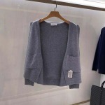 2025年12月30日新作Thom Browneウール ニットウールジャケット秋冬高級品/DM工場