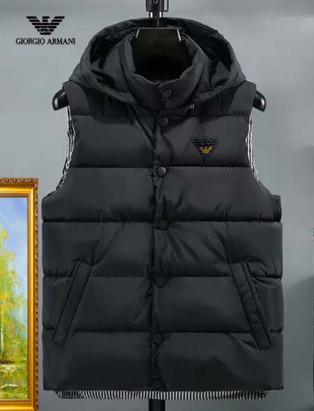 2026年1月9日ARMANI 新作 羽毛綿のベストJX工場