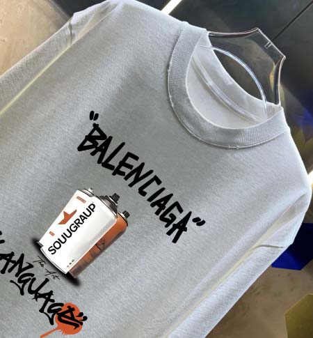 2026年1月22日新作Balenciaga 半袖 tシャツ高品質人気商品/誕生日プレゼント/FF工場