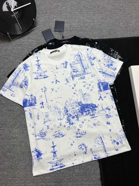 2026年1月23日新作Louis vuitton半袖 tシャツ高品質人気商品/誕生日プレゼント/FF工場