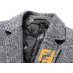 2026年1月4日Fendi新作秋冬のダッフルコートに厚手のロングスーツビジネス紳士人気商品/TY工場