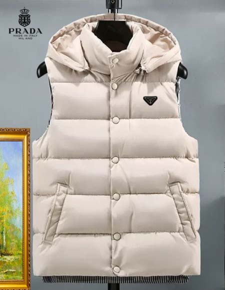 2026年1月9日PRADA 新作 羽毛綿のベストJX工場