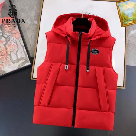 2026年1月9日PRADA 新作 羽毛綿のベストJX工場