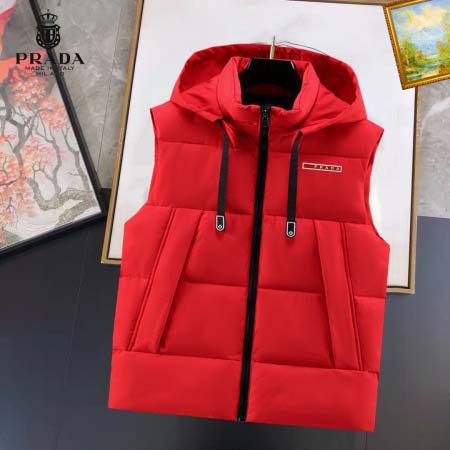 2026年1月9日PRADA 新作 羽毛綿のベストJX工場