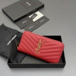 2026年1月12日新作 高品質Saint Laurent財布 w19×h9.5×2.5cm     /GQ工場