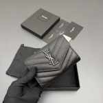 2026年1月12日新作 高品質Saint Laurent財布w13.5×h9.5×d3cm     /GQ工場