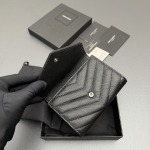 2026年1月12日新作 高品質Saint Laurent財布w13.5×h9.5×d3cm     /GQ工場