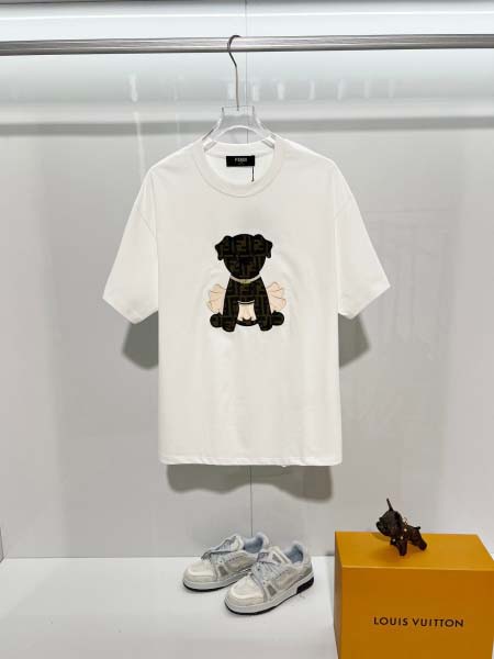 2026年1月23日新作Fendi半袖 tシャツ高品質人気商...