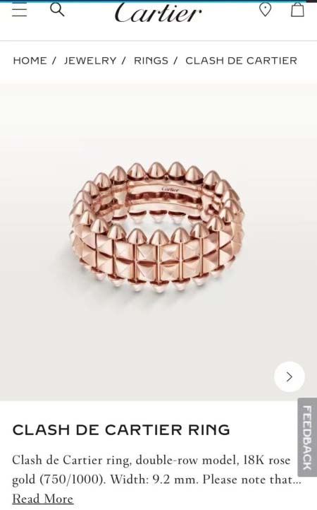 2026年2月4日入荷新品Cartier指輪ギフト/誕生日/...