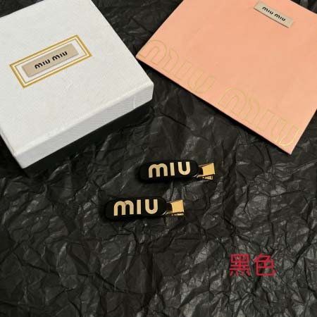 2026年2月5日入荷新品miumiuヘアピンギフト/誕生日...