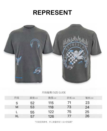 2026年4月13日春夏入荷新作REPRESENT短袖Tシャ...