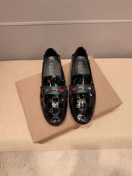 2026年2月25日入荷新作Gucci男性用靴人気商品★/誕生日プレゼント/流行/高品質/JY工場Size:37-45