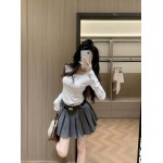 2026年2月26日入荷早春新作Miumiuハーフスカートファッション/誕生日プレゼント/贈り物 can工場