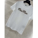 2026年2月26日入荷早春新作 miumiu半袖 tシャツファッション/誕生日プレゼント/贈り物 can工場